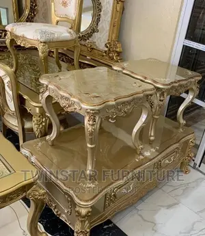 New Modern Royal Centre Table With 2 Side Stools