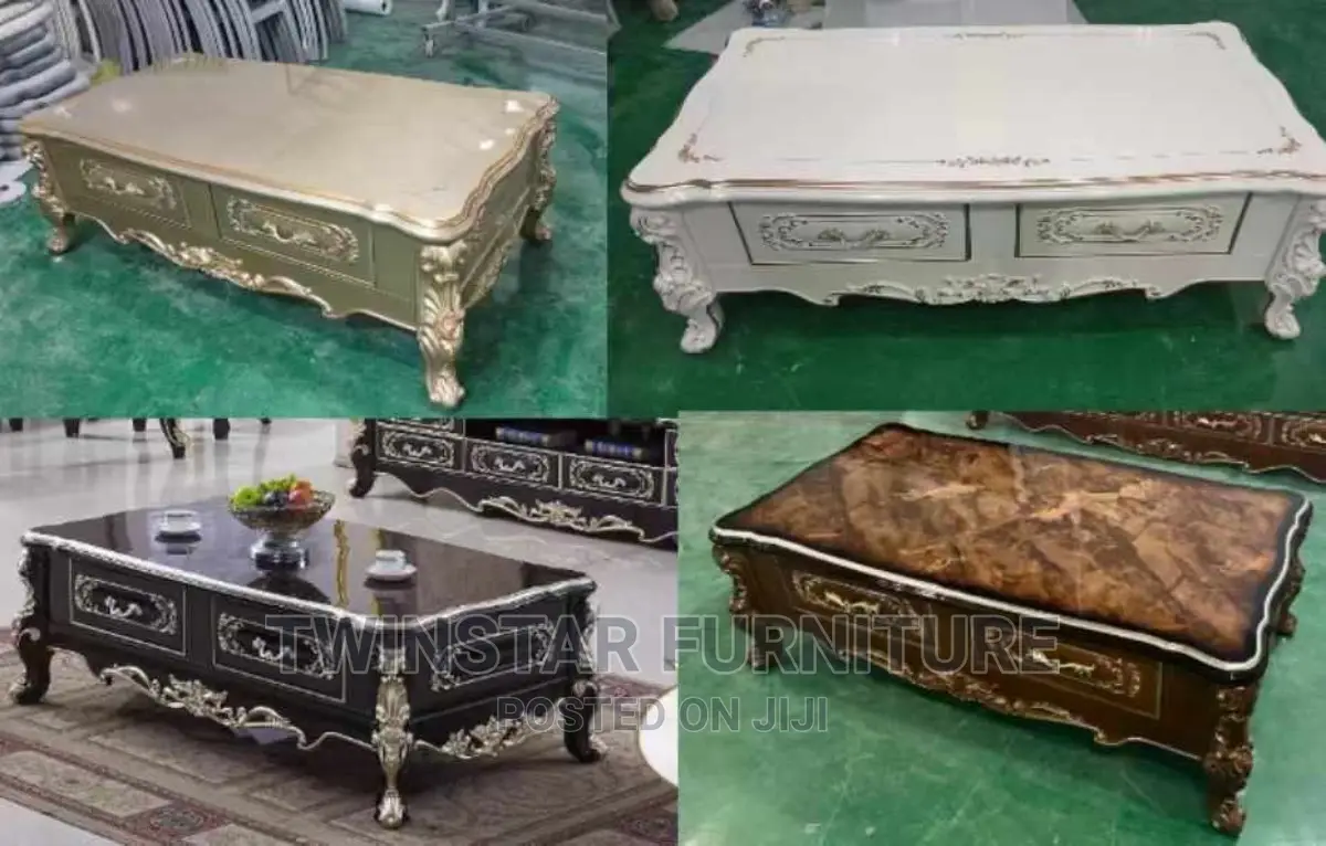 New Modern Royal Centre Table With 2 Side Stools