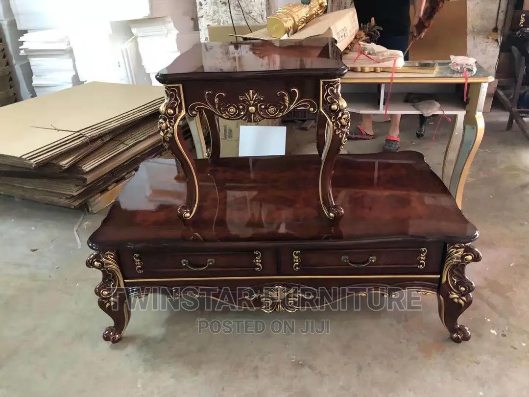 New Modern Royal Centre Table With 2 Side Stools