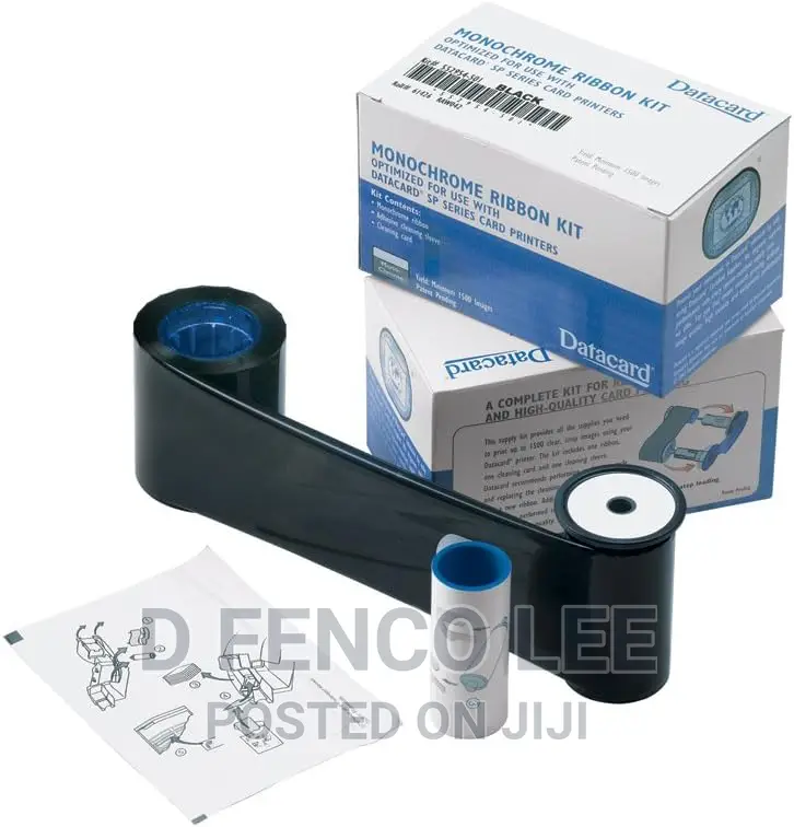 Datacard Black Printer Ribbon Kit