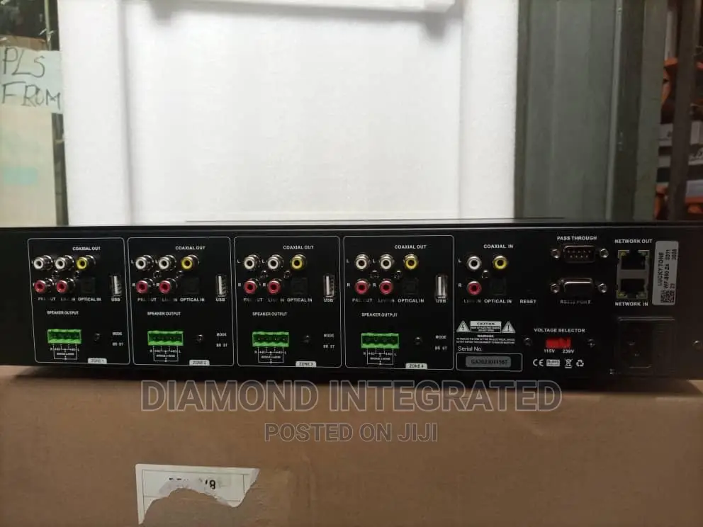 4 Zone Networking Amplifier With Internet