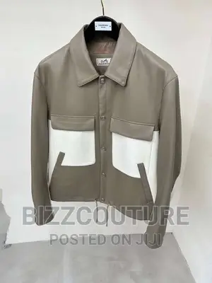 Original Hermes Leather Jacket Available in Store