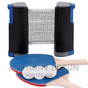 Portable Table Tennis Set, Including Net and Paddles