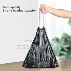 Drawstring Trash Bags - 60 Litres (Black)