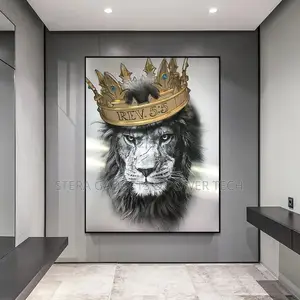 Lion Animal Oil Painting