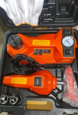 Car Electric Jack, Air Compressor And Wrench Etc.
