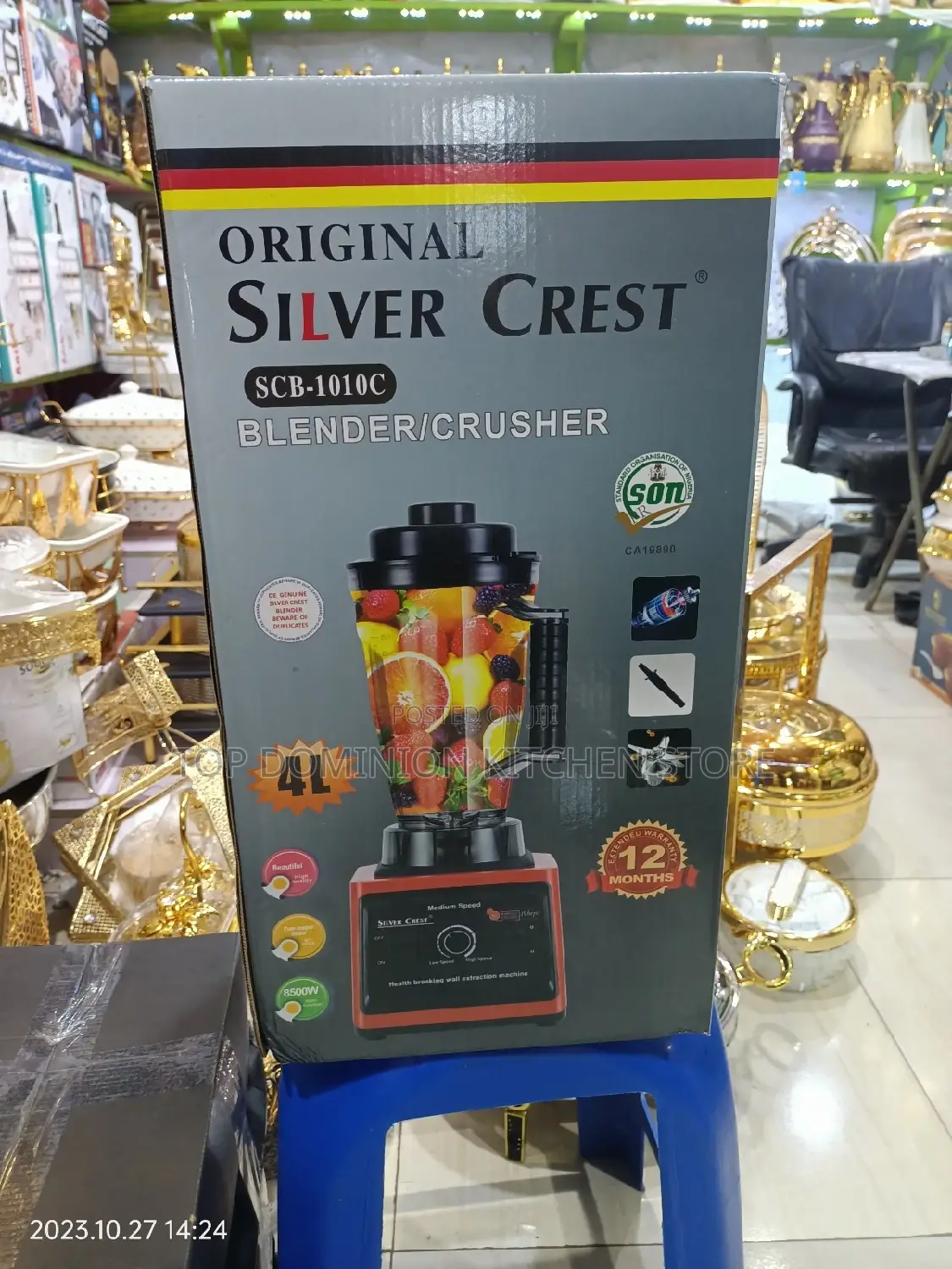 4L Silver Crest Blender