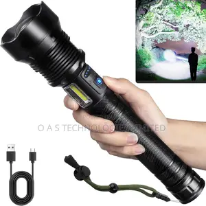 Rechargeable High Power Flashlight 900,000 Lumens