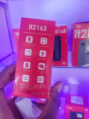 New Itel it2163 Black