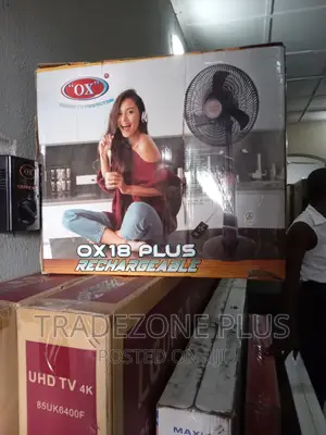 Photo - OX 18 Inch Rechargeable Standing Fan-Sf-1618
