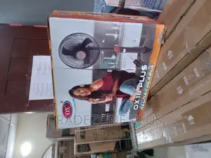 Photo - New in 18'' OX Standing Rechargeable Fan-Sf-1618