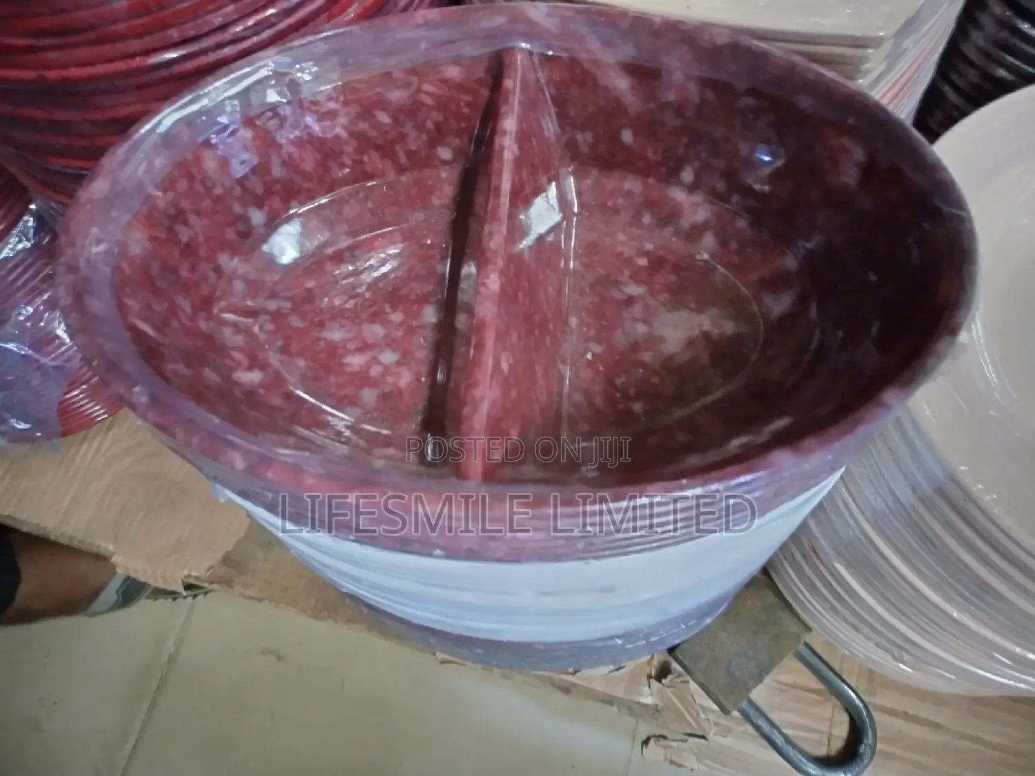 Two Compartments Ceramic Plates