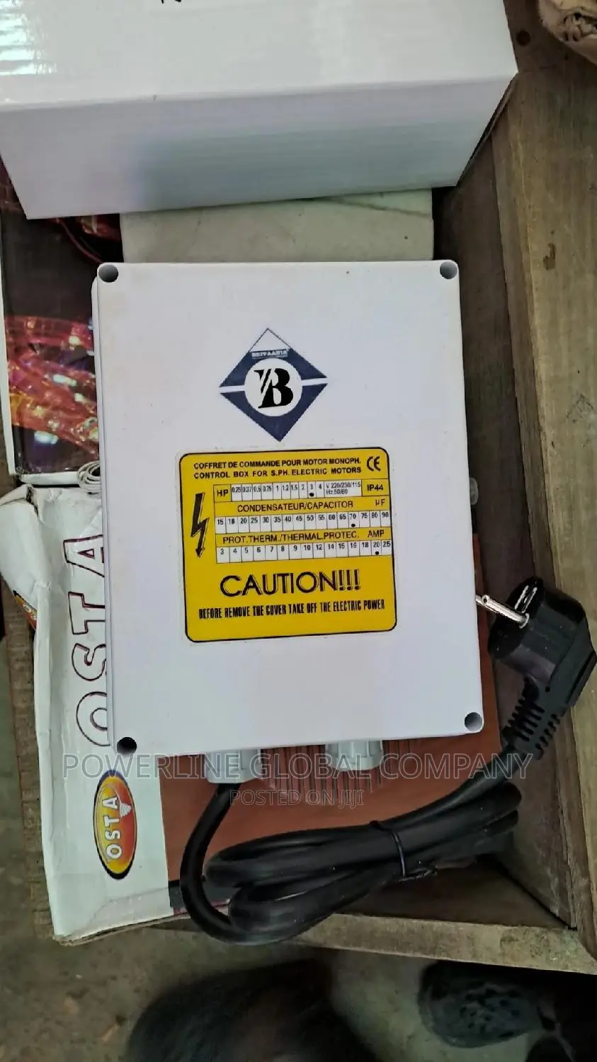3hp Control Switch for Pumping Machines/ Industrial Machines