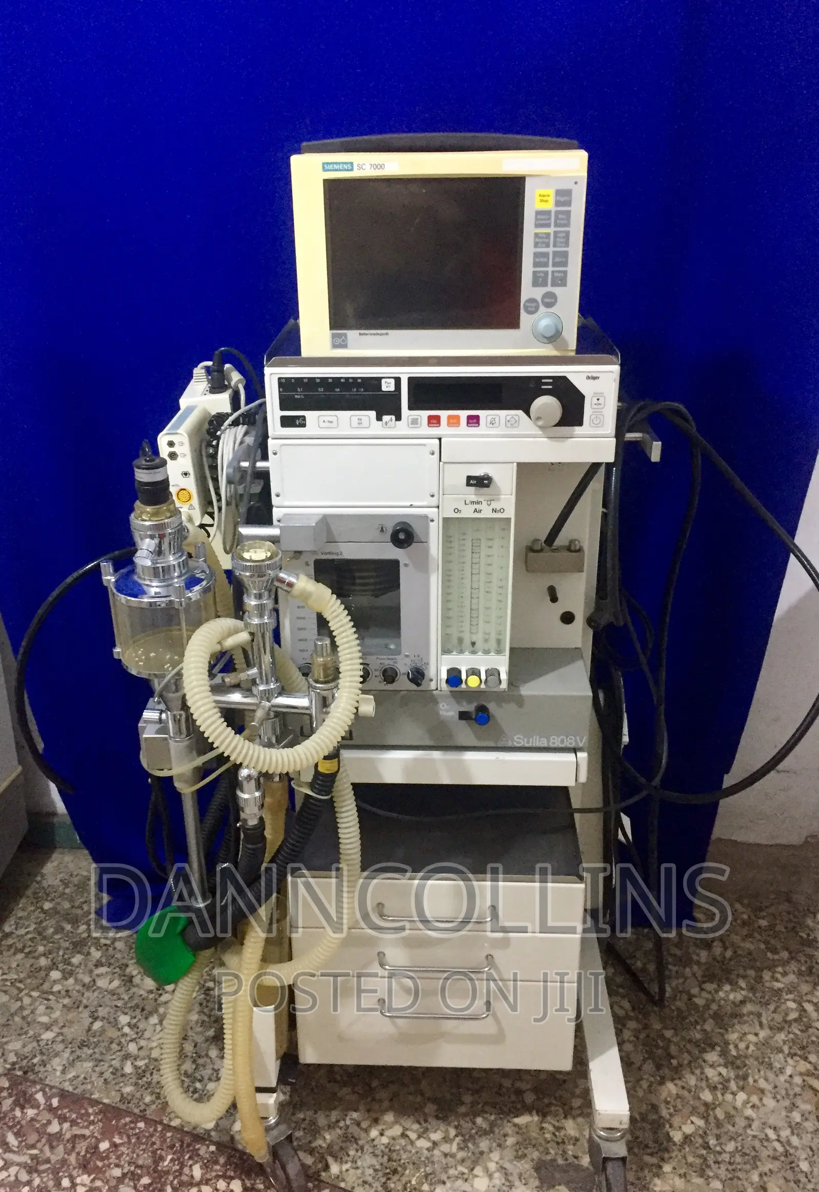 Drager Sulla 808v Anesthetics Machine