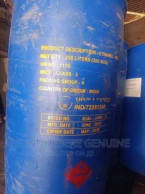 Ethanol 96% 250L