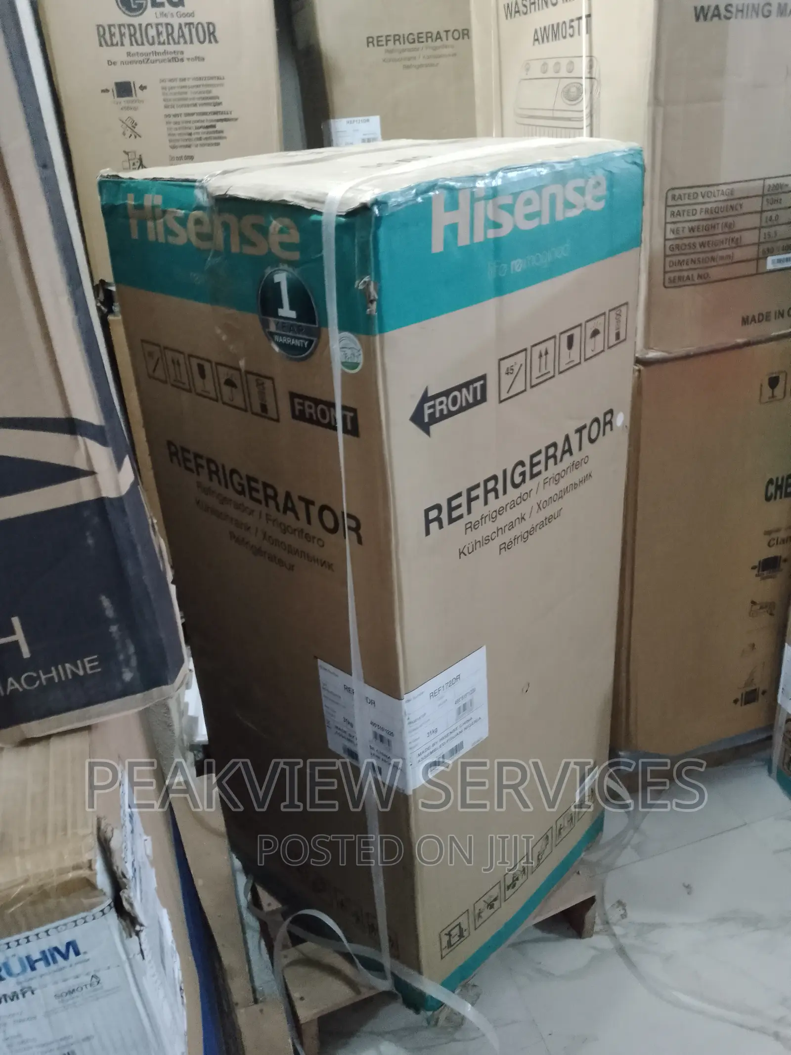 Hisense 172dr Top Freezer Double Door Refrigerator