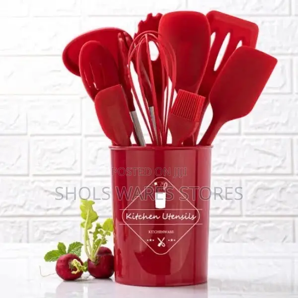 13 PCS Silicon Cutlery Set