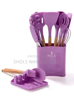 13 PCS Silicon Cutlery Set