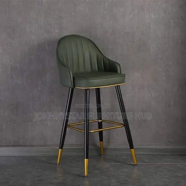 Italian High Leg Gold Bar Stools