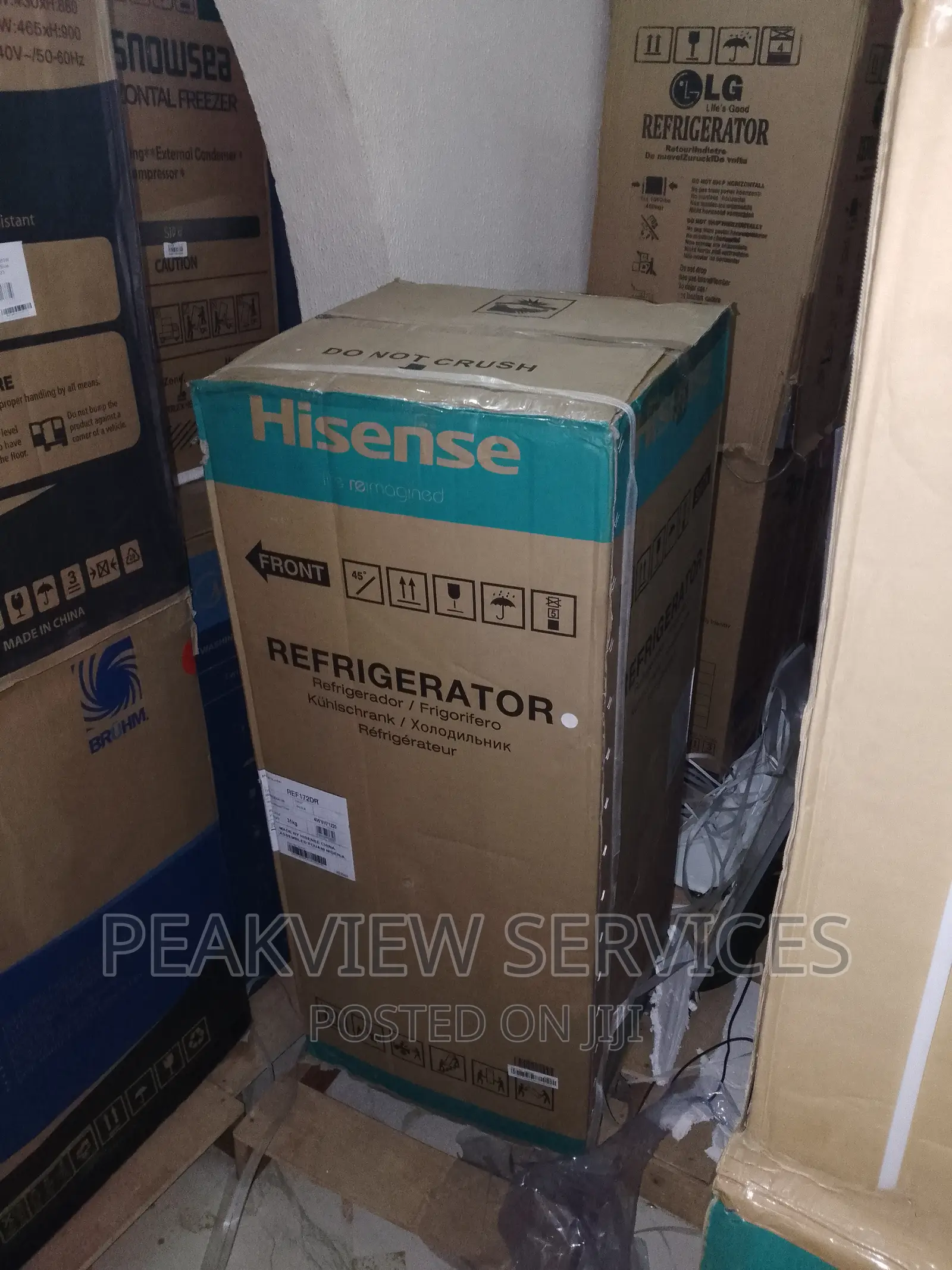Quality Hisense Ref172dr Double Door Refrigerator 124L