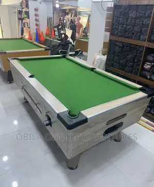 Nigerian Made Snooker Board Coin Operated + Marble Top