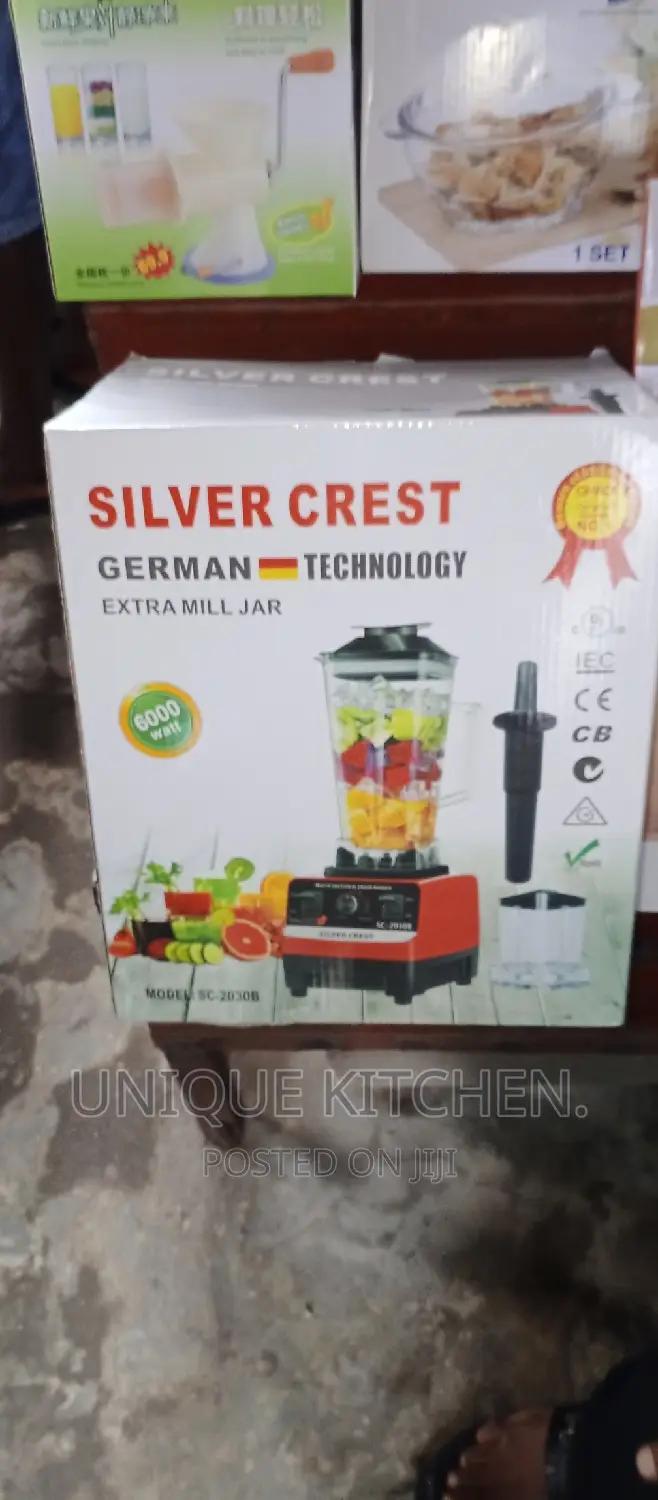6000 Watts Double Cups Silver Crest Blender