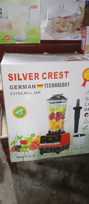 6000 Watts Double Cups Silver Crest Blender