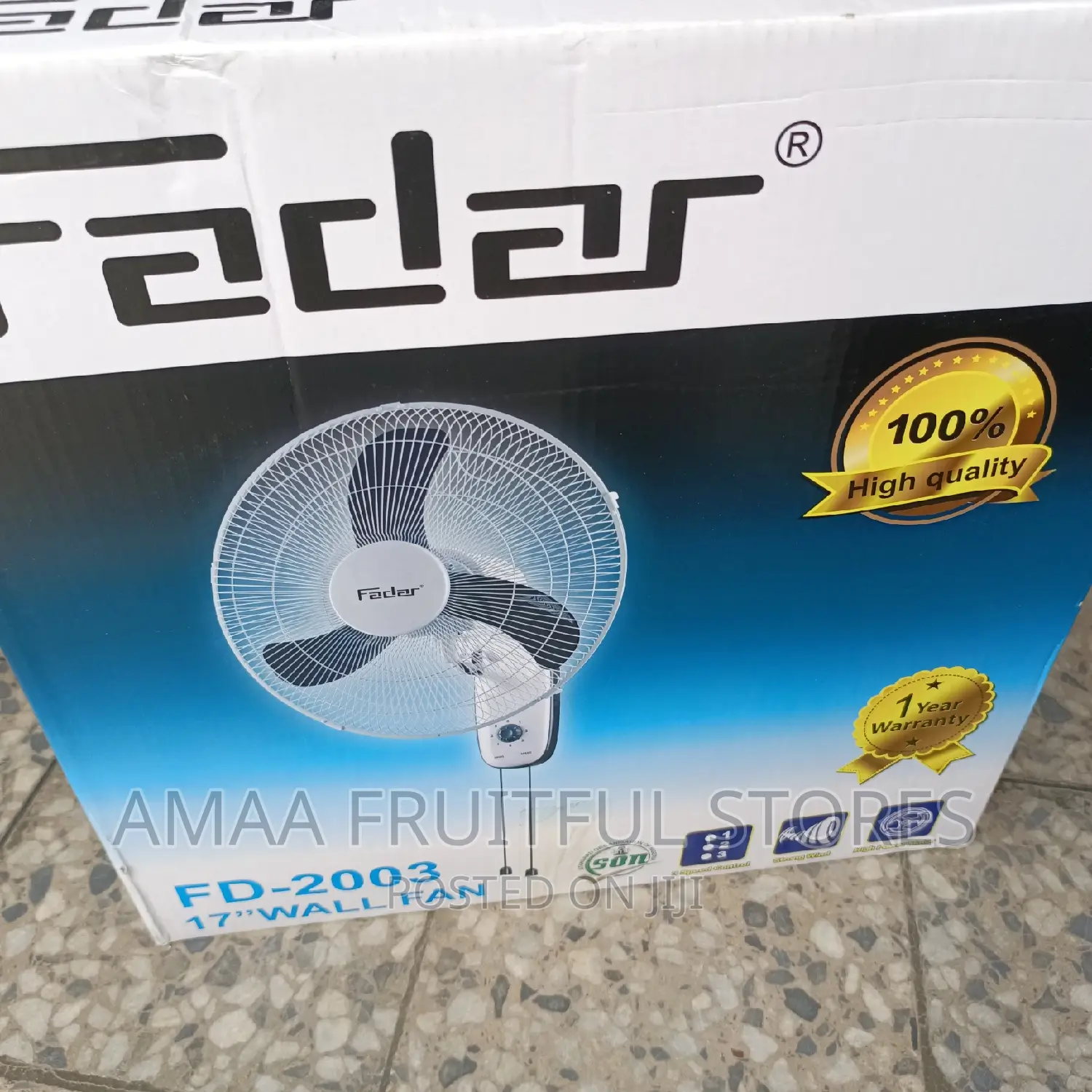 Fadar Wall Fan 16inches