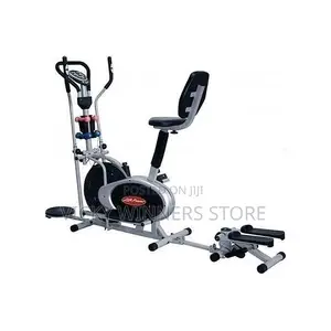 Elliptical Obitrac With Twister, Dumbbells and Stepper
