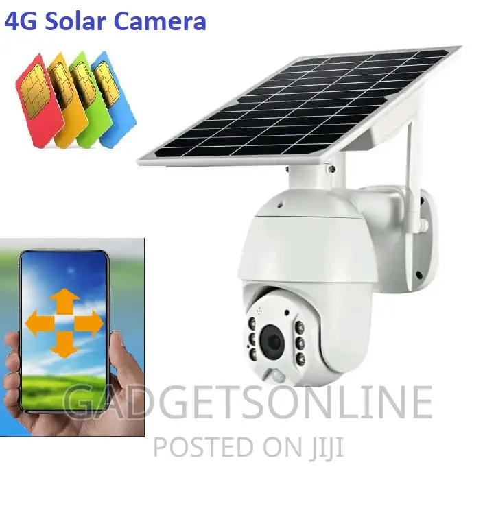4g Solar Camera PTZ With Backup Battery
