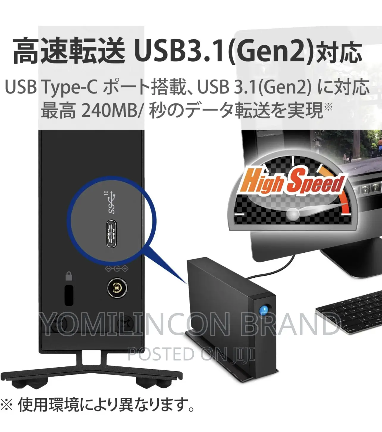 Lacie D2 Professional 20TB External Hard Drive Desktop
