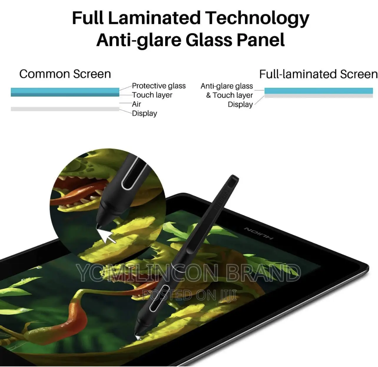 Huion KAMVAS Pro 12 Drawing Tablet With Screen Graphic