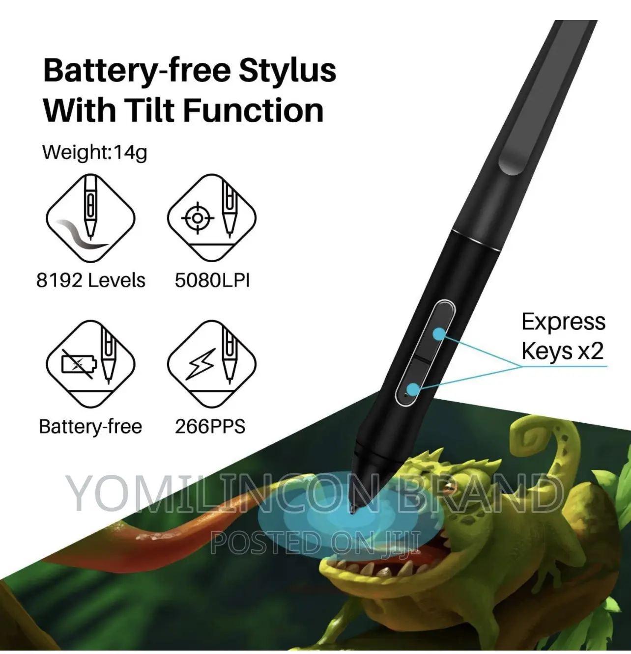 Huion KAMVAS Pro 12 Drawing Tablet With Screen Graphic in Ikeja