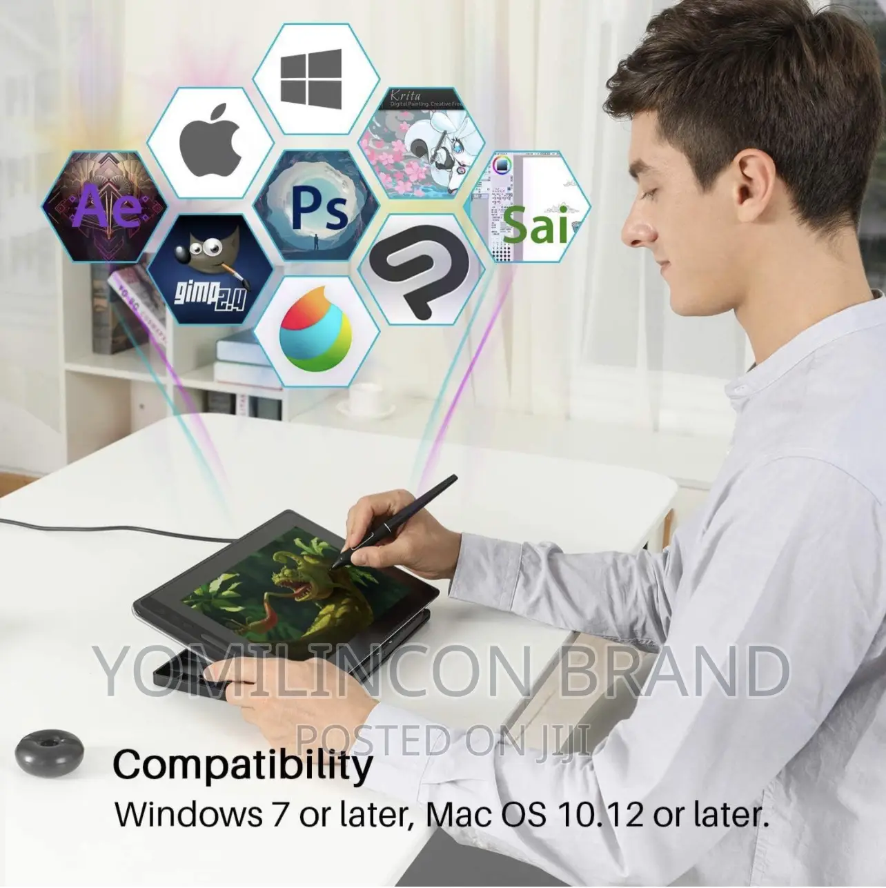 Huion KAMVAS Pro 12 Drawing Tablet With Screen Graphic
