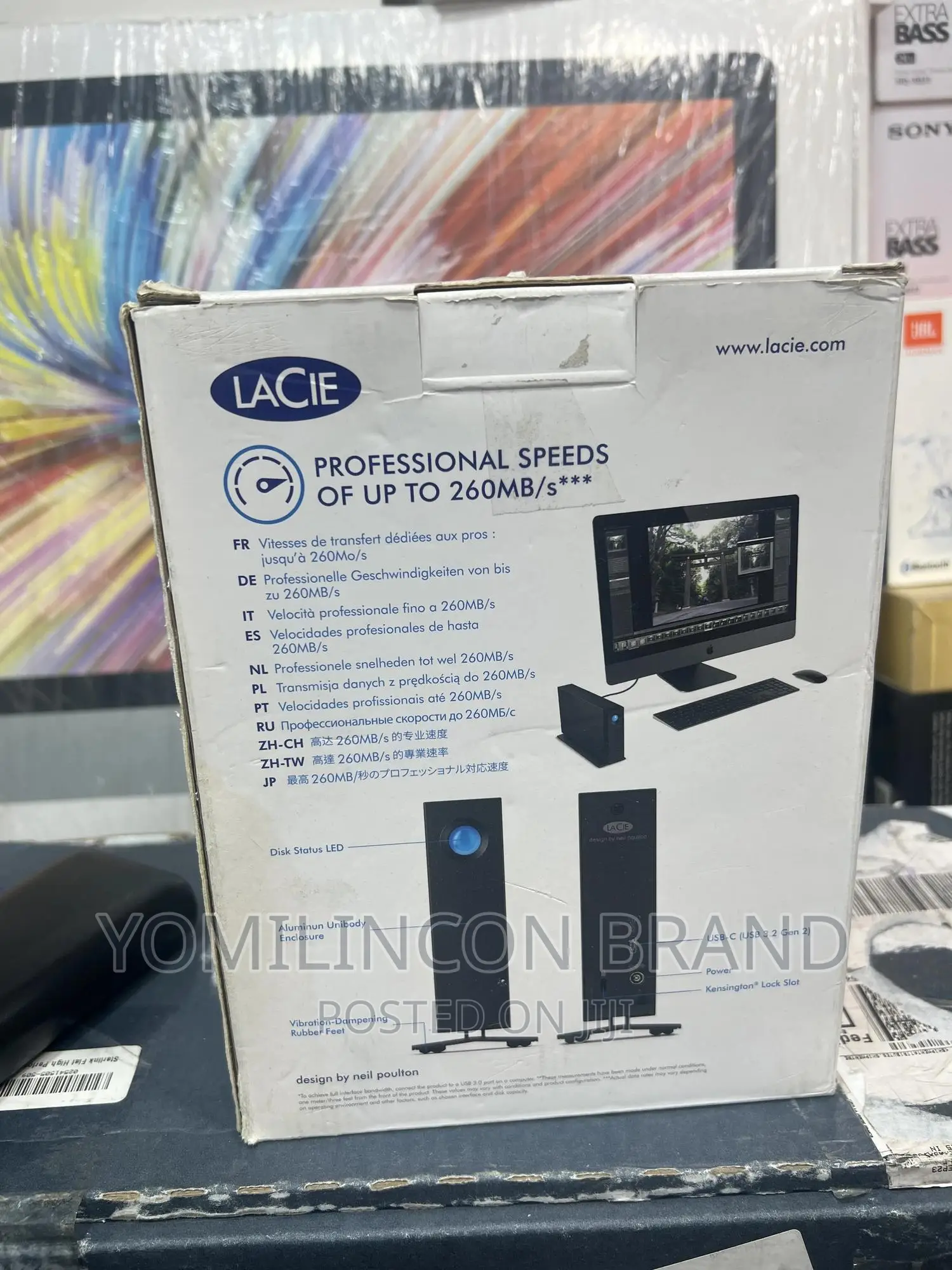Lacie D2 Professional 20TB External Hard Drive Desktop
