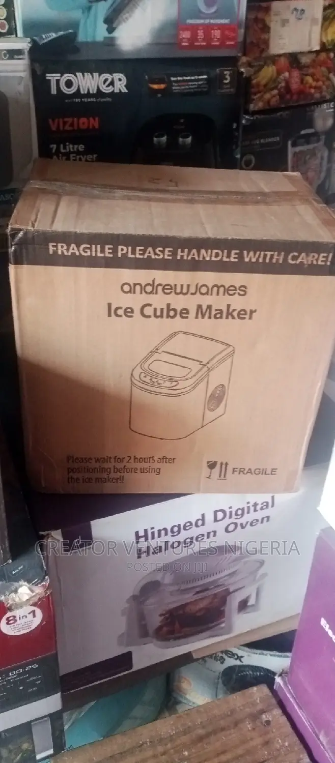 Andrew James Ice Cube Making Machine,5 IN 1,Fast Blocking