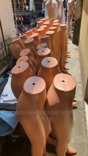 Plastic Female Half Body Waist Mannequin