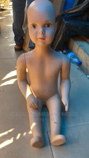 Plastic Sitting Down Unisex Babies Mannequin