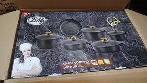 11 Pieces Granite Cookware Set/Pots