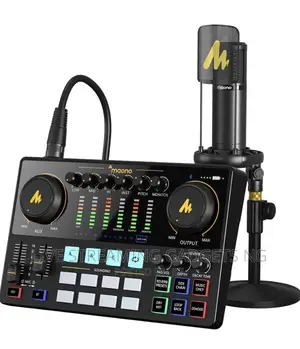 Ame2a Maono E2 Soundcard + Mic + in-Ears Live - Studio Set