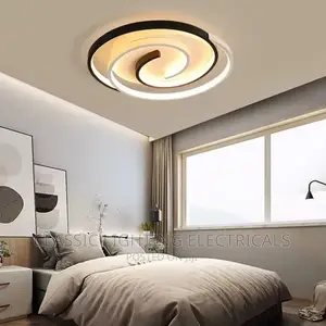 Modern Led Ceiling Chandeliers Lamp for Room Decor Black