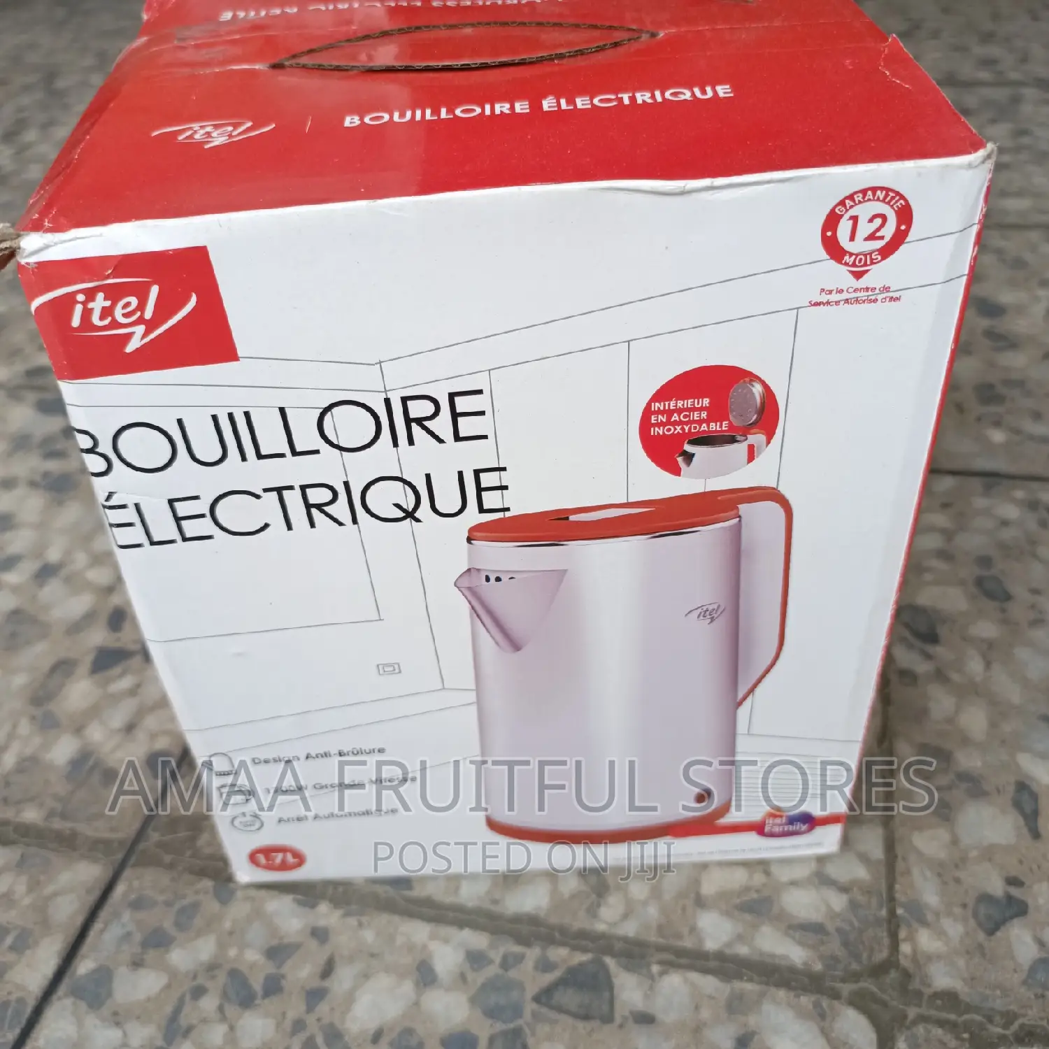 Itel Cordless Electric Kettle