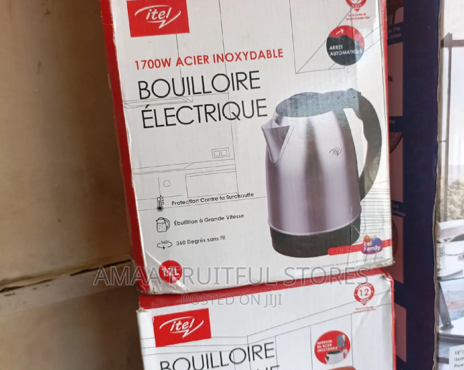 Itel Cordless Electric Kettle