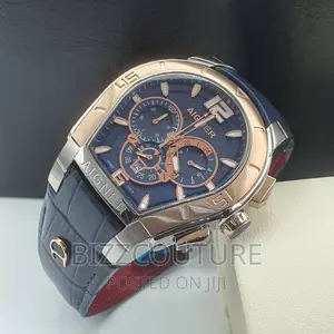 Original AIGNER LEATHER STRAP WATCH Available in Store