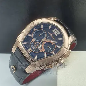 Original AIGNER LEATHER STRAP WATCH Available in Store