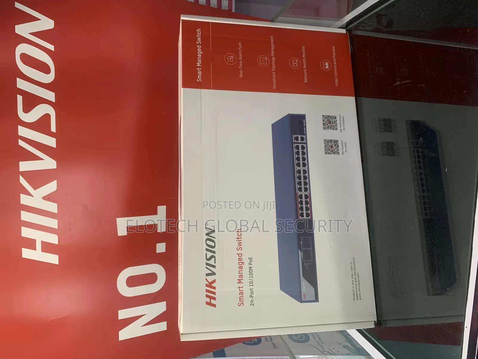 Hikvision 24 Port Fast Ethernet Smart POE Switch