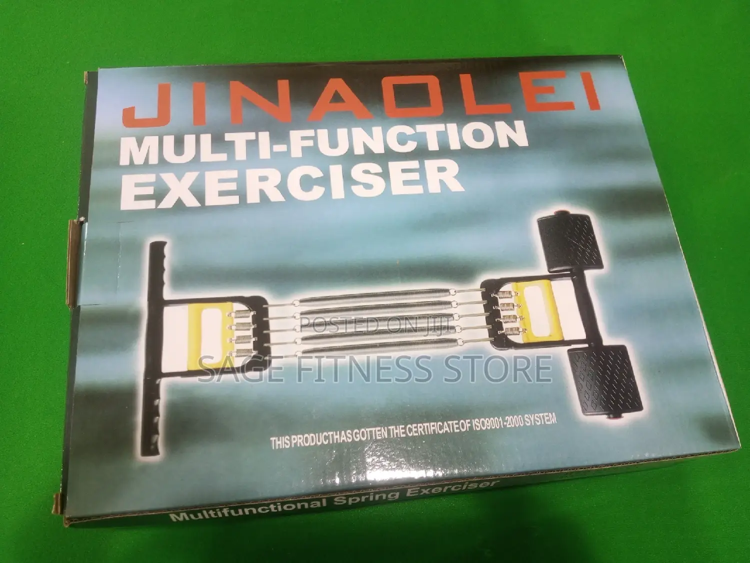 Five Spring Chest Expander Pulling Force Exercise