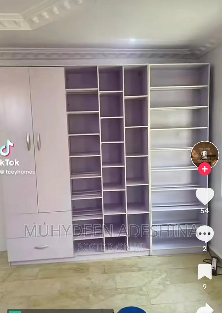 6ft by 6ft Wardrobe, Shoe Rack, Bag Rack