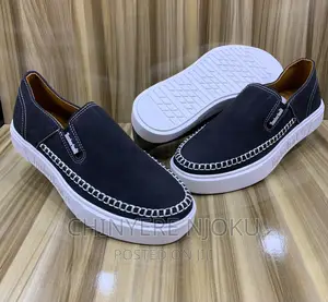 Men Canvas With White Sole