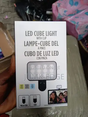 Led Cube Light With Clip